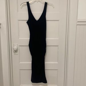 James Perse cotton black dress with size 1